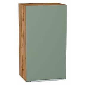 Шкаф верхний с 1-ой дверцей Фьюжн Silky Mint Дуб Вотан 716*400*320