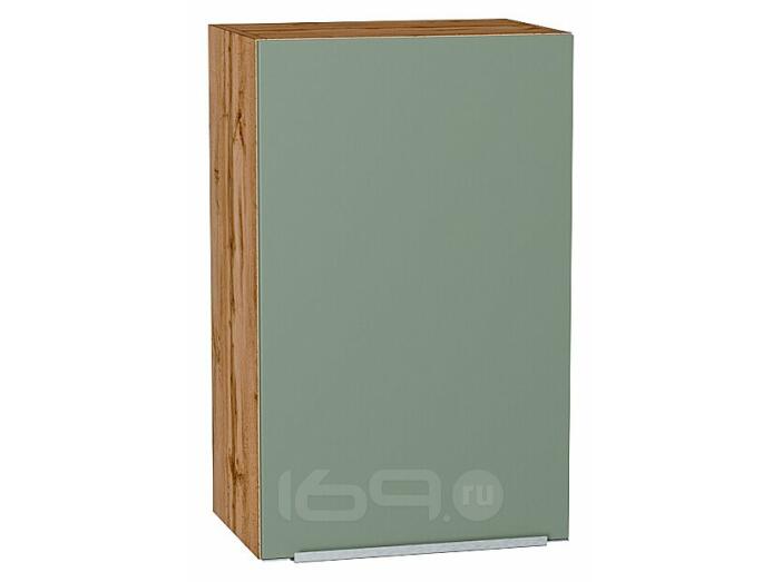 Шкаф верхний с 1-ой дверцей Фьюжн Silky Mint Дуб Вотан 716*450*320