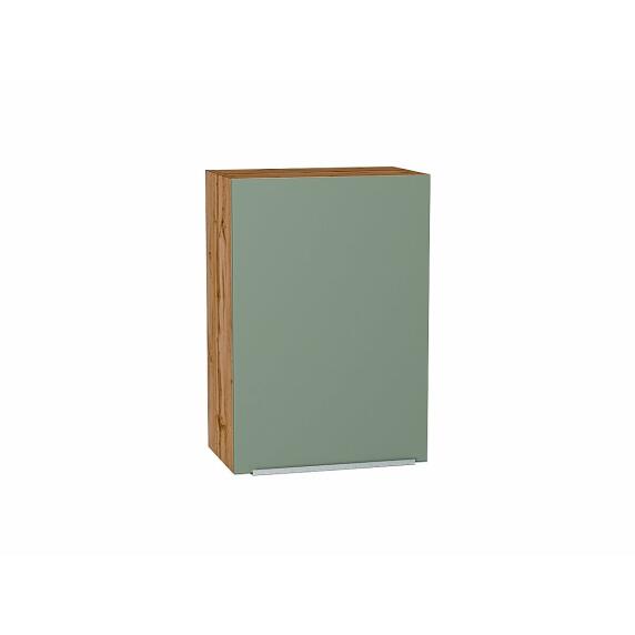Шкаф верхний с 1-ой дверцей Фьюжн Silky Mint Дуб Вотан 716*500*320
