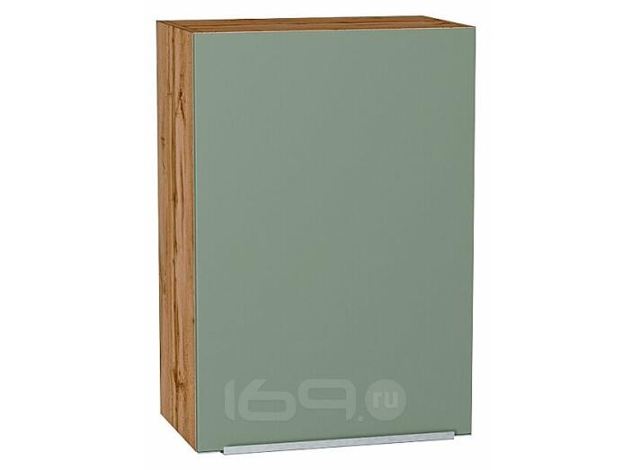 Шкаф верхний с 1-ой дверцей Фьюжн Silky Mint Дуб Вотан 716*500*320