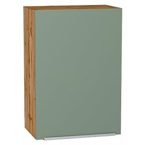 Шкаф верхний с 1-ой дверцей Фьюжн Silky Mint Дуб Вотан 716*500*320