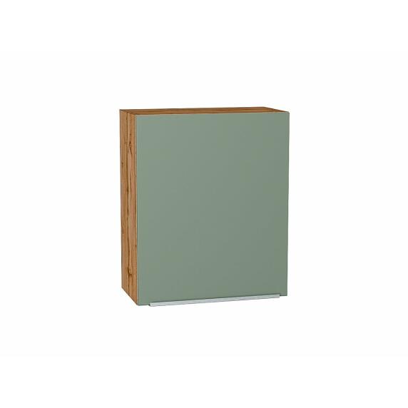 Шкаф верхний с 1-ой дверцей Фьюжн Silky Mint Дуб Вотан 716*600*320