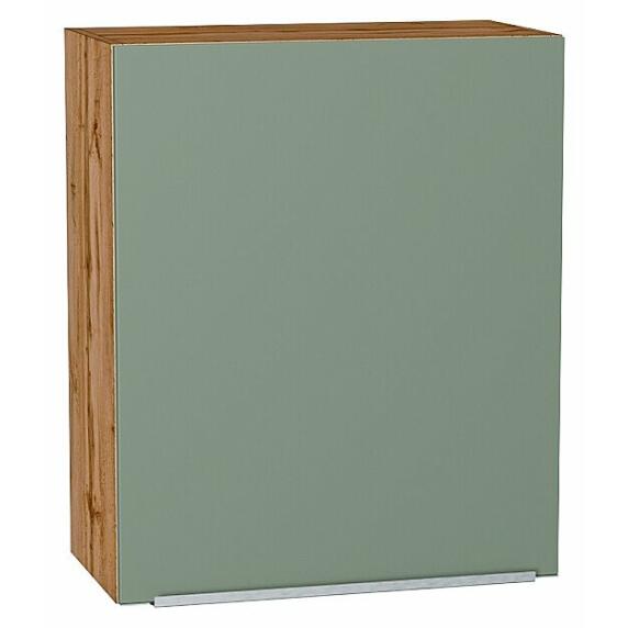 Шкаф верхний с 1-ой дверцей Фьюжн Silky Mint Дуб Вотан 716*600*320