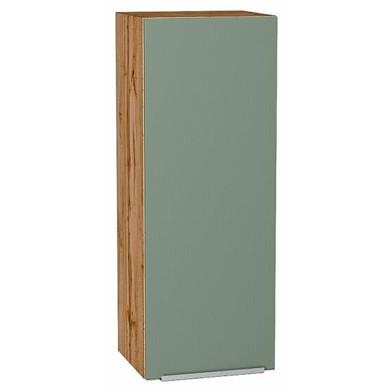 Шкаф верхний с 1-ой дверцей Фьюжн Silky Mint Дуб Вотан 920*350*320