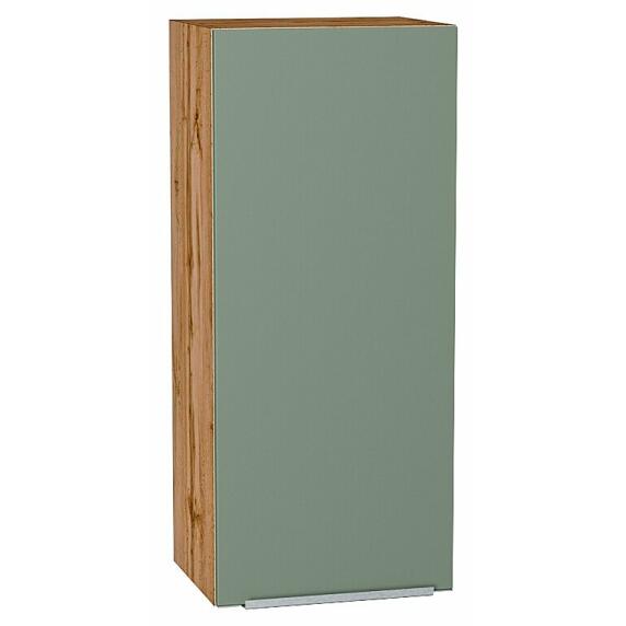 Шкаф верхний с 1-ой дверцей Фьюжн Silky Mint Дуб Вотан 920*400*320