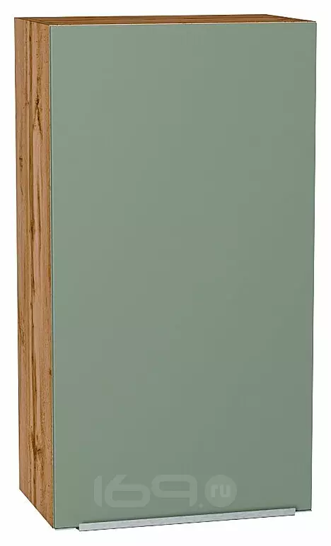Шкаф верхний с 1-ой дверцей Фьюжн Silky Mint Дуб Вотан 920*500*320