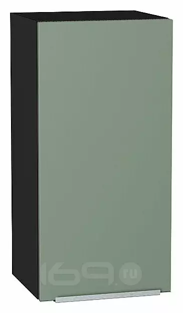 Шкаф верхний с 1-ой дверцей Фьюжн Silky Mint Graphite 716*350*320