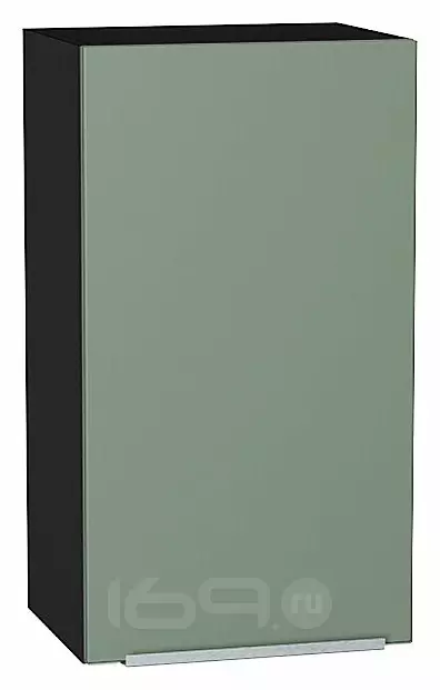 Шкаф верхний с 1-ой дверцей Фьюжн Silky Mint Graphite 716*400*320