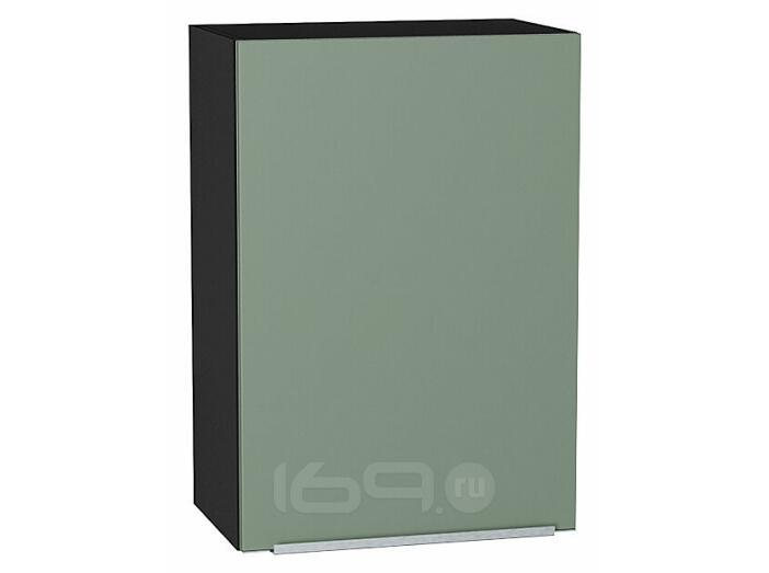 Шкаф верхний с 1-ой дверцей Фьюжн Silky Mint Graphite 716*500*320