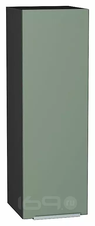 Шкаф верхний с 1-ой дверцей Фьюжн Silky Mint Graphite 920*300*320