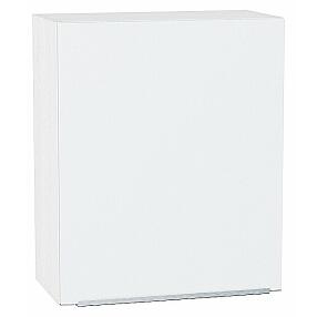 Шкаф верхний с 1-ой дверцей Фьюжн Silky White Белый 716*600*320