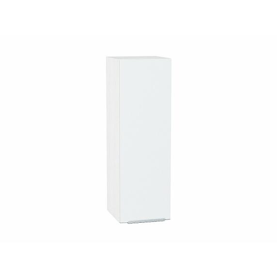 Шкаф верхний с 1-ой дверцей Фьюжн Silky White Белый 920*300*320