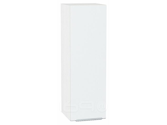 Шкаф верхний с 1-ой дверцей Фьюжн Silky White Белый 920*300*320