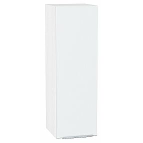 Шкаф верхний с 1-ой дверцей Фьюжн Silky White Белый 920*300*320