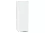 Шкаф верхний с 1-ой дверцей Фьюжн Silky White Белый 920*300*320