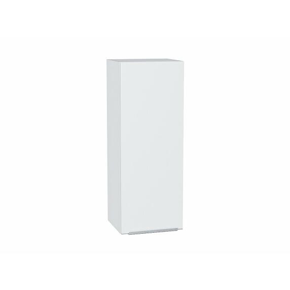 Шкаф верхний с 1-ой дверцей Фьюжн Silky White Белый 920*350*320