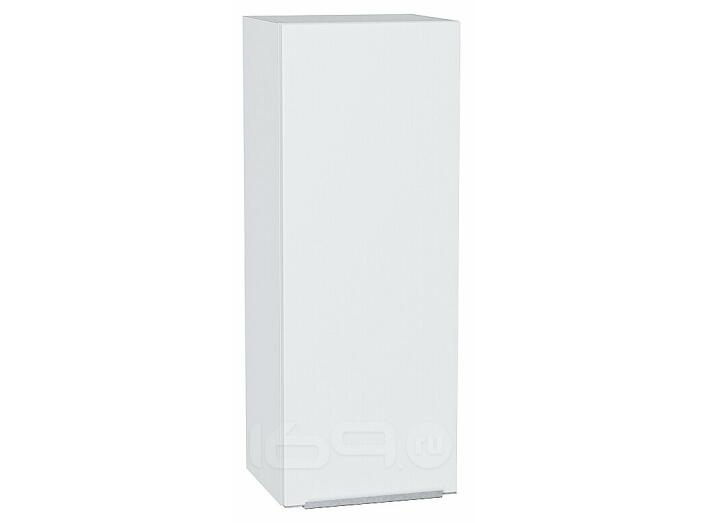 Шкаф верхний с 1-ой дверцей Фьюжн Silky White Белый 920*350*320