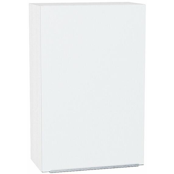 Шкаф верхний с 1-ой дверцей Фьюжн Silky White Белый 920*600*320