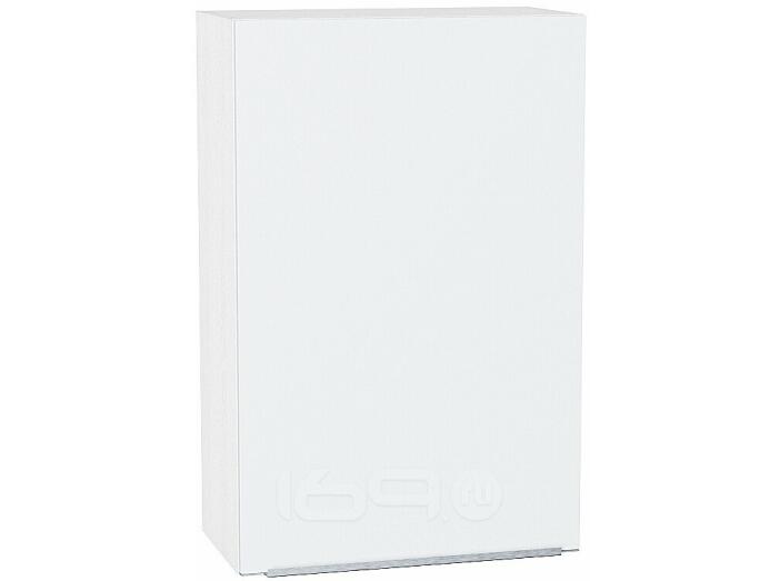 Шкаф верхний с 1-ой дверцей Фьюжн Silky White Белый 920*600*320