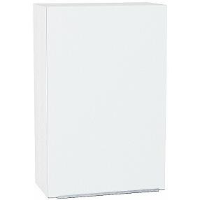 Шкаф верхний с 1-ой дверцей Фьюжн Silky White Белый 920*600*320