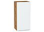 Шкаф верхний с 1-ой дверцей Фьюжн Silky White Дуб Вотан 716*350*320