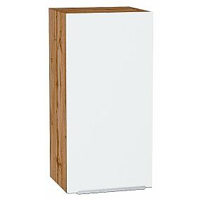 Шкаф верхний с 1-ой дверцей Фьюжн Silky White Дуб Вотан 716*350*320