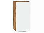Шкаф верхний с 1-ой дверцей Фьюжн Silky White Дуб Вотан 716*350*320