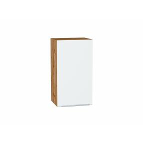 Шкаф верхний с 1-ой дверцей Фьюжн Silky White Дуб Вотан 716*400*320