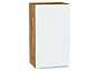Шкаф верхний с 1-ой дверцей Фьюжн Silky White Дуб Вотан 716*400*320