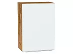 Шкаф верхний с 1-ой дверцей Фьюжн Silky White Дуб Вотан 716*500*320