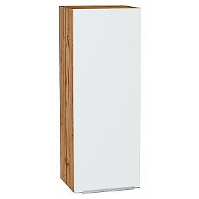 Шкаф верхний с 1-ой дверцей Фьюжн Silky White Дуб Вотан 920*350*320