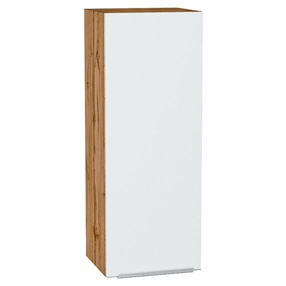 Шкаф верхний с 1-ой дверцей Фьюжн Silky White Дуб Вотан 920*350*320