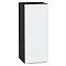 Шкаф верхний с 1-ой дверцей Фьюжн Silky White Graphite 716*300*320