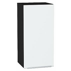 Шкаф верхний с 1-ой дверцей Фьюжн Silky White Graphite 716*350*320