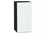 Шкаф верхний с 1-ой дверцей Фьюжн Silky White Graphite 716*350*320