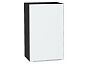Шкаф верхний с 1-ой дверцей Фьюжн Silky White Graphite 716*450*320