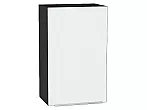 Шкаф верхний с 1-ой дверцей Фьюжн Silky White Graphite 716*450*320