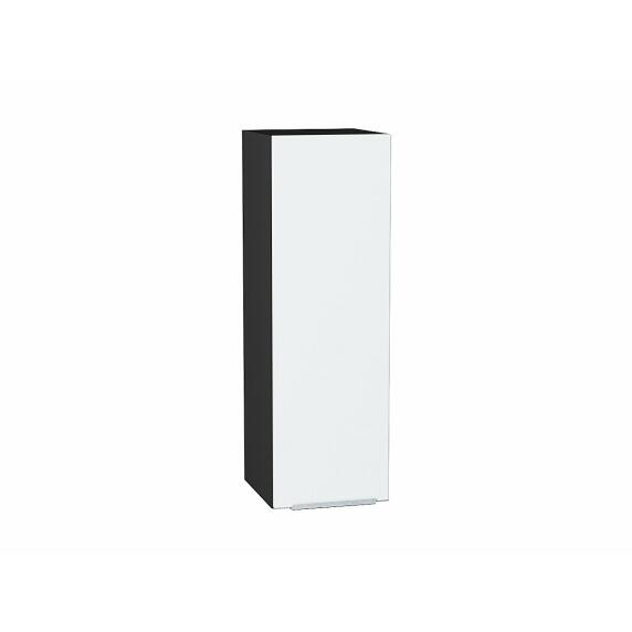 Шкаф верхний с 1-ой дверцей Фьюжн Silky White Graphite 920*300*320