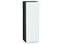 Шкаф верхний с 1-ой дверцей Фьюжн Silky White Graphite 920*300*320