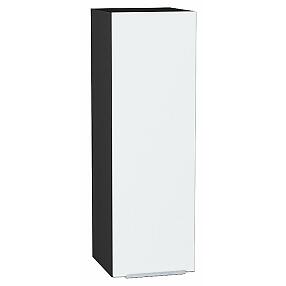 Шкаф верхний с 1-ой дверцей Фьюжн Silky White Graphite 920*300*320