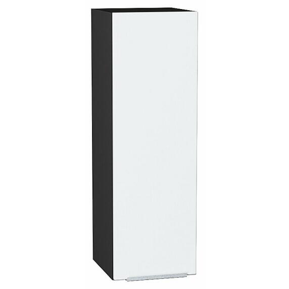 Шкаф верхний с 1-ой дверцей Фьюжн Silky White Graphite 920*300*320