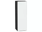 Шкаф верхний с 1-ой дверцей Фьюжн Silky White Graphite 920*300*320