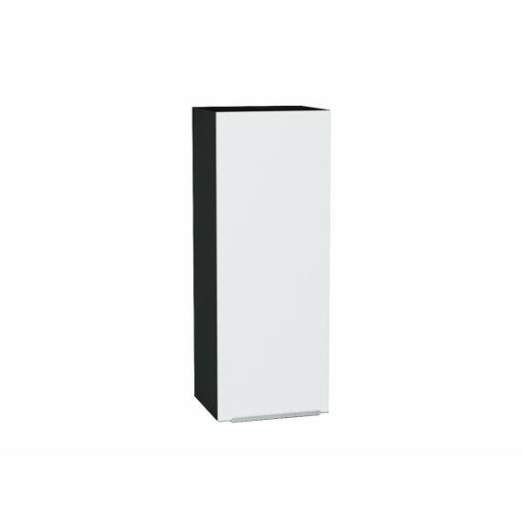 Шкаф верхний с 1-ой дверцей Фьюжн Silky White Graphite 920*350*320