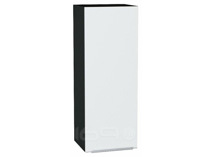 Шкаф верхний с 1-ой дверцей Фьюжн Silky White Graphite 920*350*320