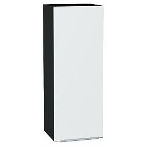 Шкаф верхний с 1-ой дверцей Фьюжн Silky White Graphite 920*350*320