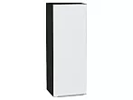 Шкаф верхний с 1-ой дверцей Фьюжн Silky White Graphite 920*350*320