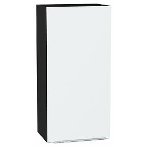 Шкаф верхний с 1-ой дверцей Фьюжн Silky White Graphite 920*450*320