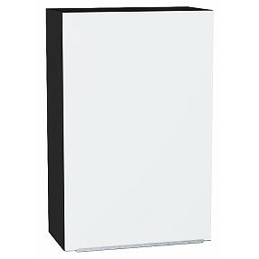 Шкаф верхний с 1-ой дверцей Фьюжн Silky White Graphite 920*600*320