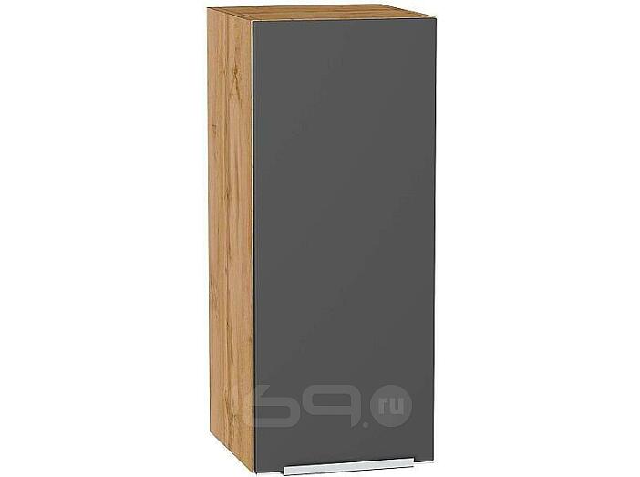 Шкаф верхний с 1-ой дверцей Фьюжн Stormy Silk/Дуб Вотан 716*300*320