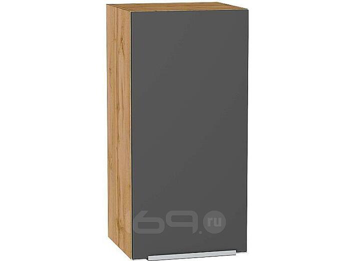 Шкаф верхний с 1-ой дверцей Фьюжн Stormy Silk/Дуб Вотан 716*350*320